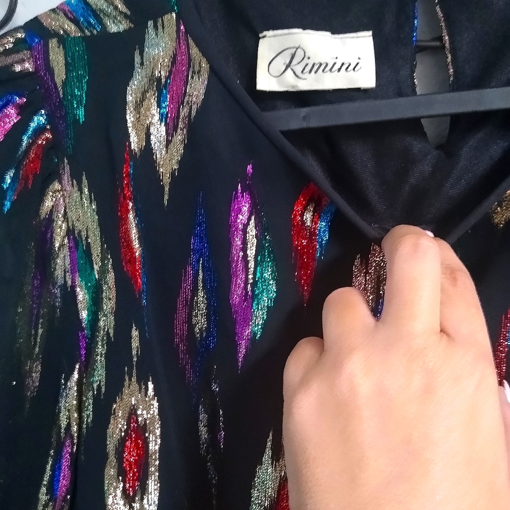 80's Rimini Vintage Sheer Top